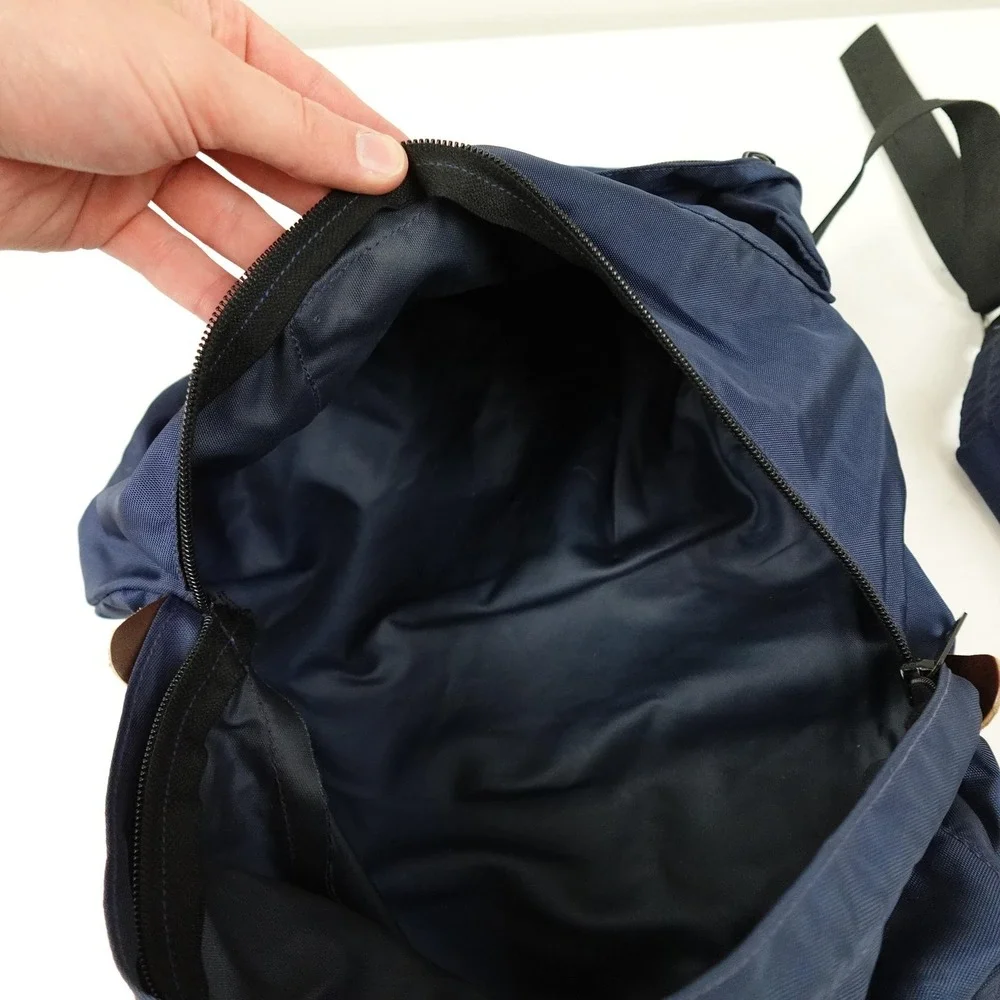 Vintage Holubar Ruck Sack Backpack Blue Nylon Daypack Adjustable Straps